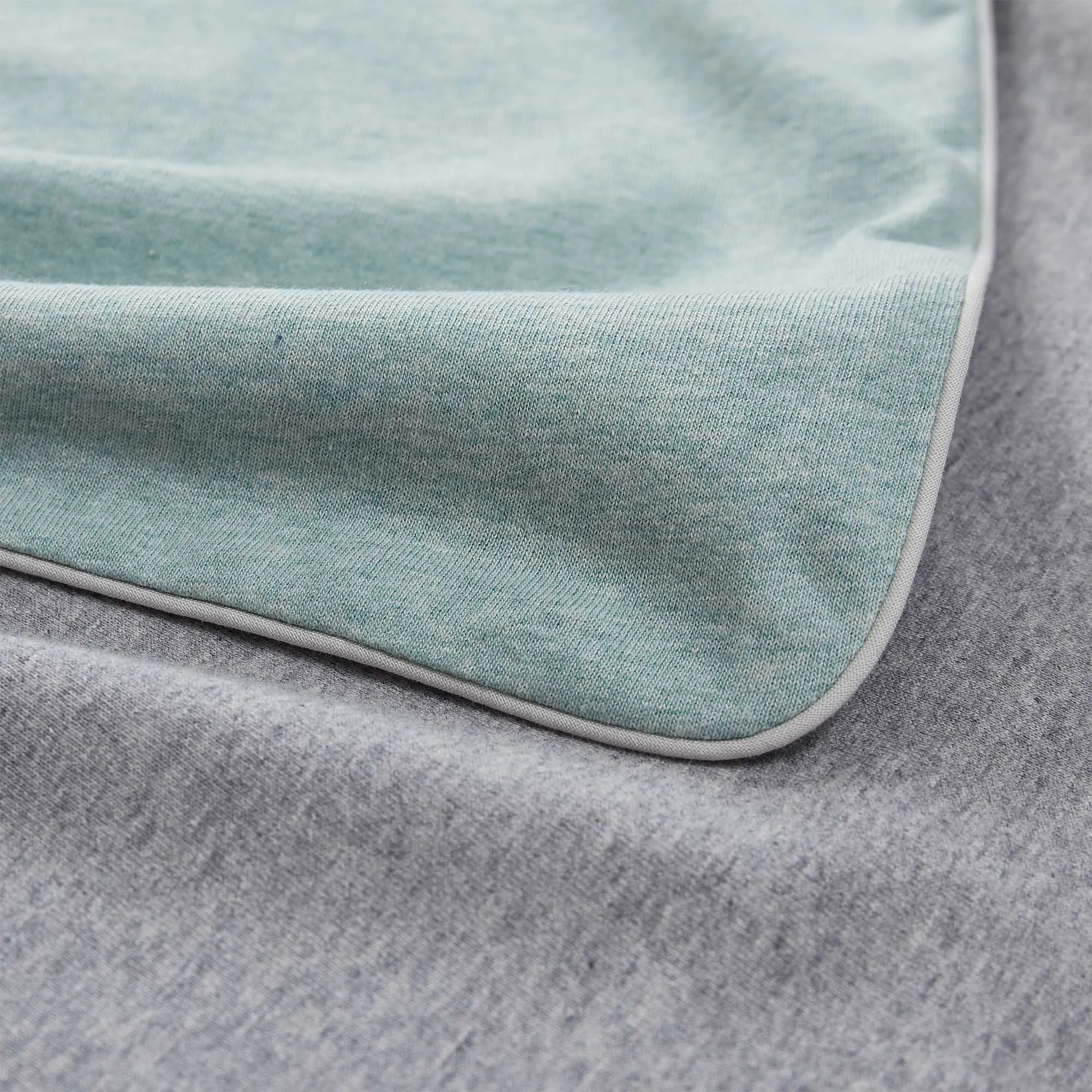 Coria Pillowcase [Light grey green melange/Grey melange/Grey]