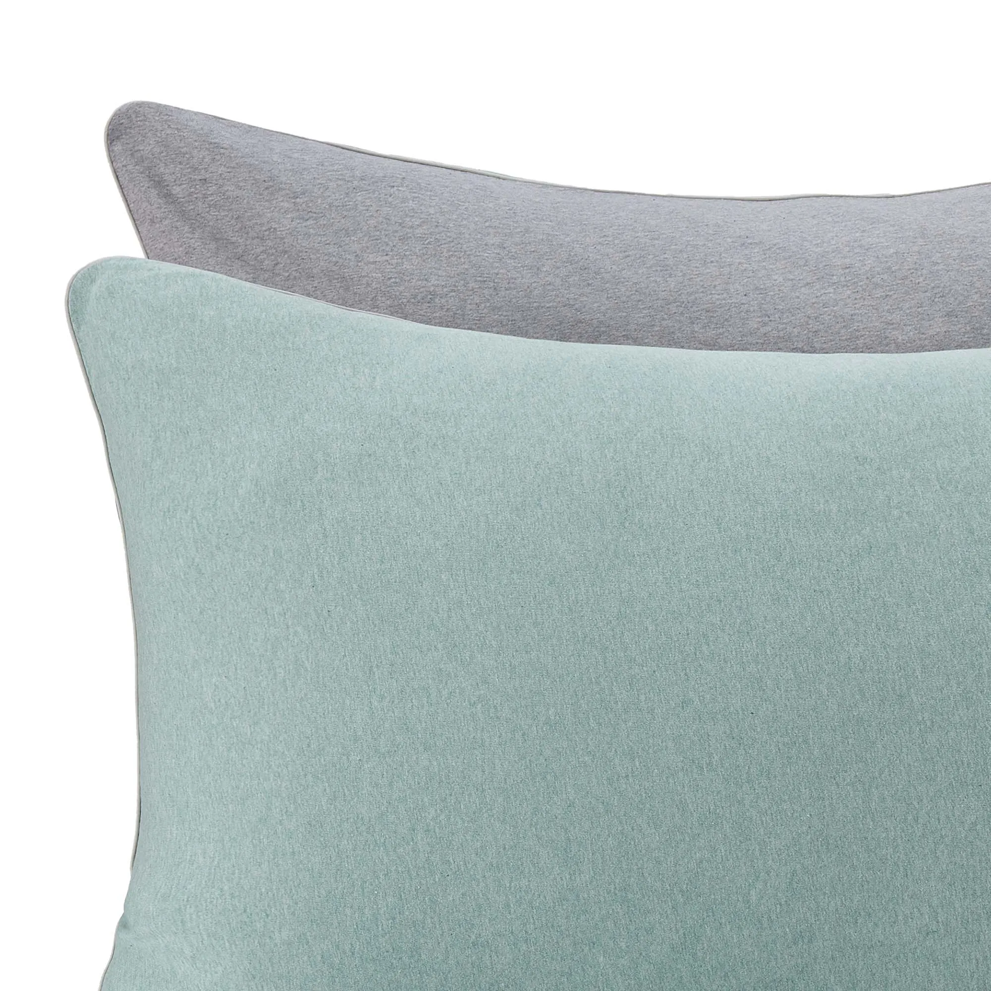 Coria Pillowcase [Light grey green melange/Grey melange/Grey]
