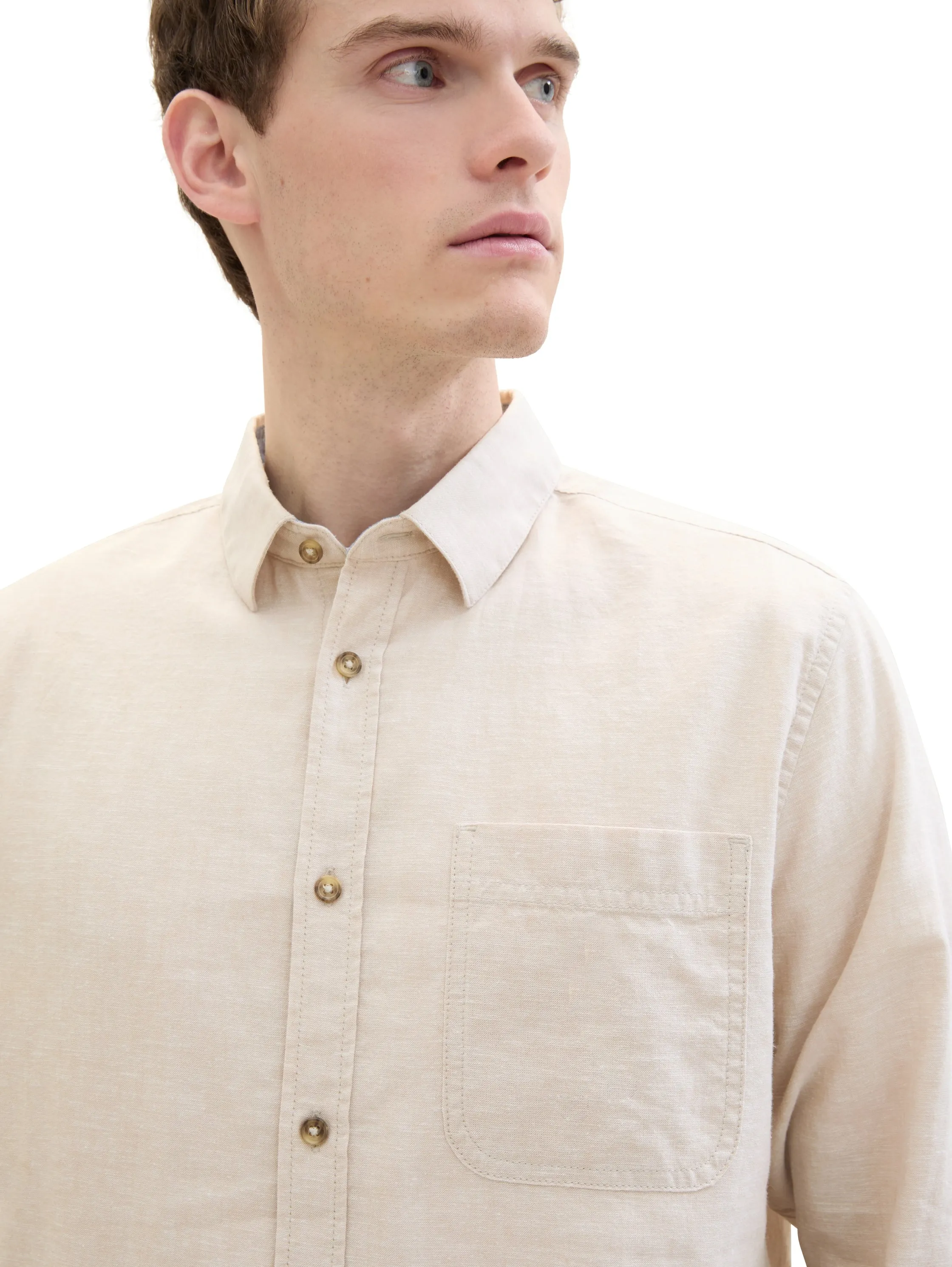 COTTON LINEN SHIRT