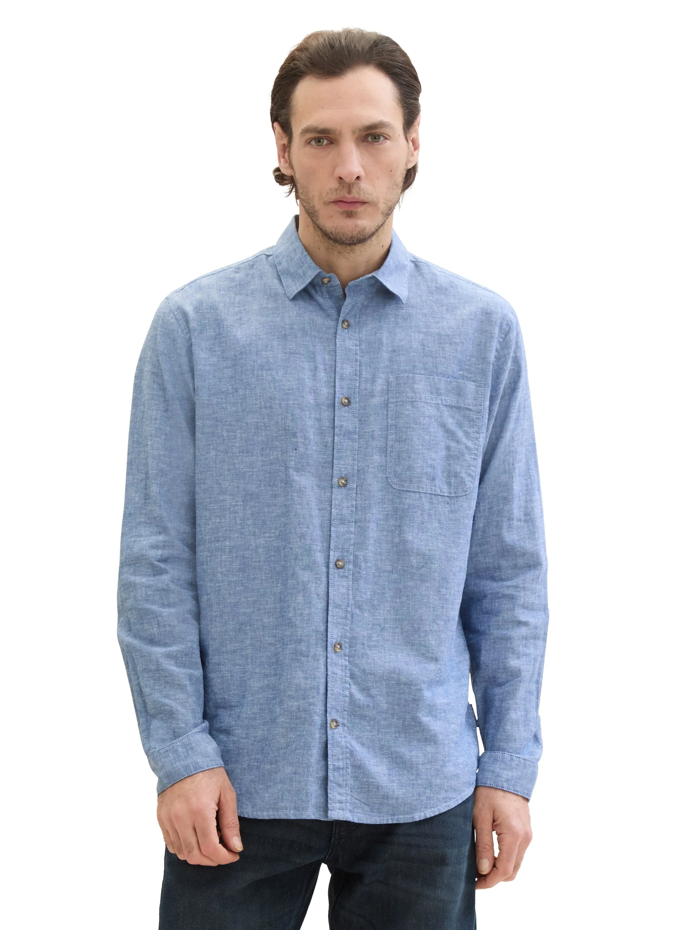 COTTON LINEN SHIRT