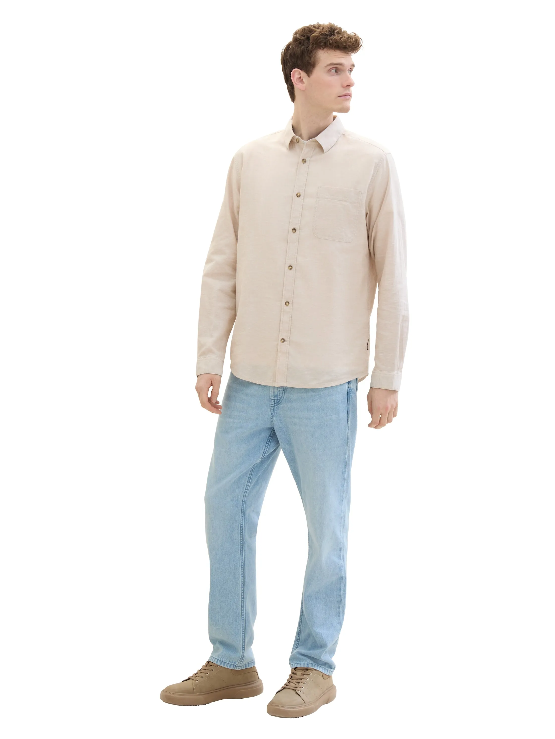 COTTON LINEN SHIRT