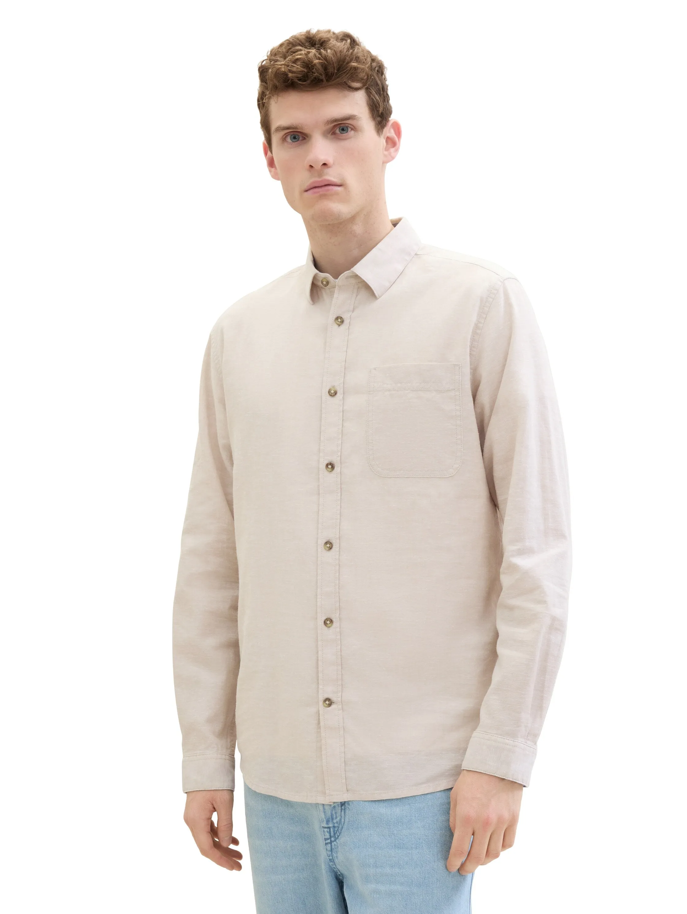 COTTON LINEN SHIRT