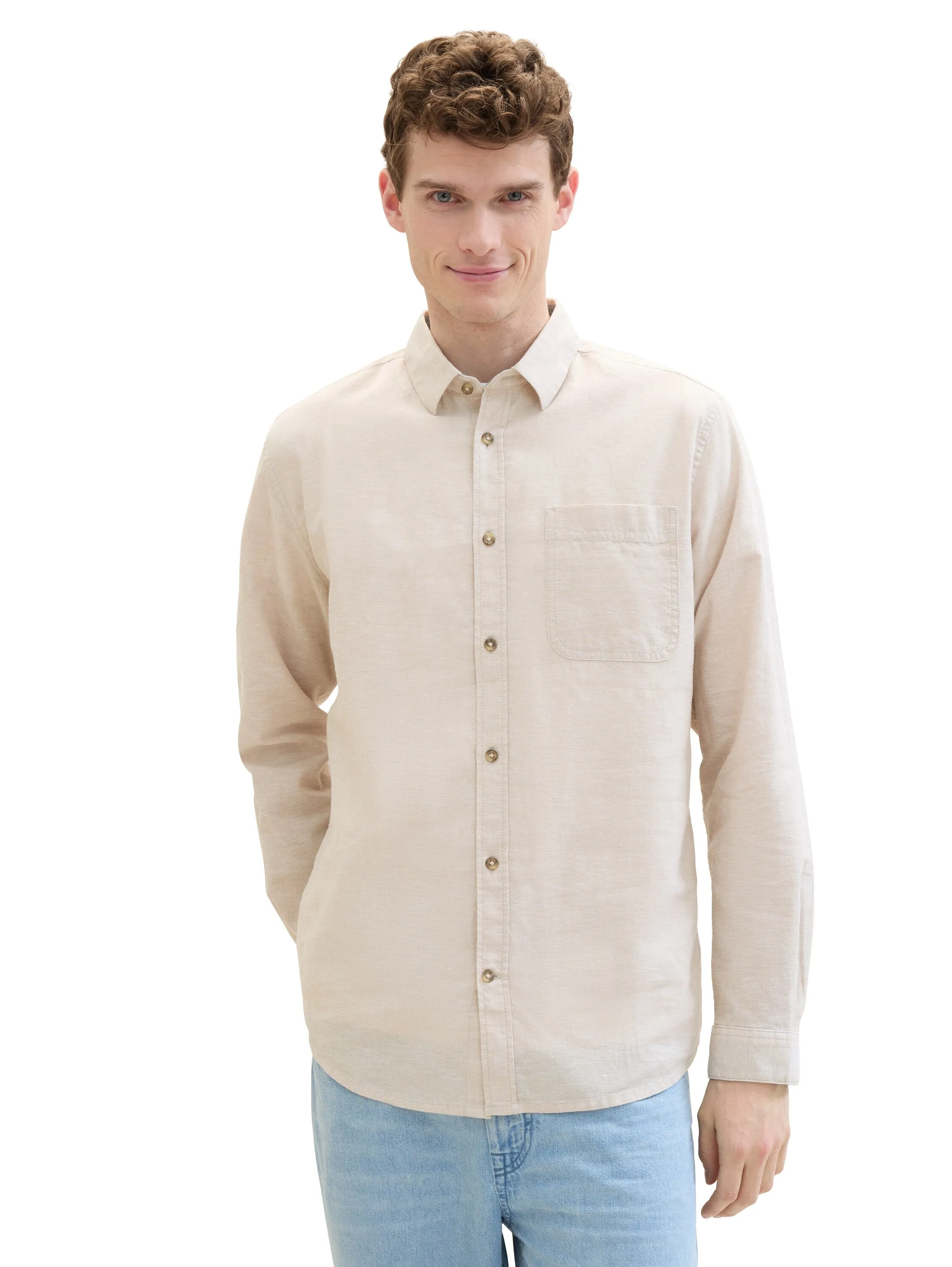 COTTON LINEN SHIRT