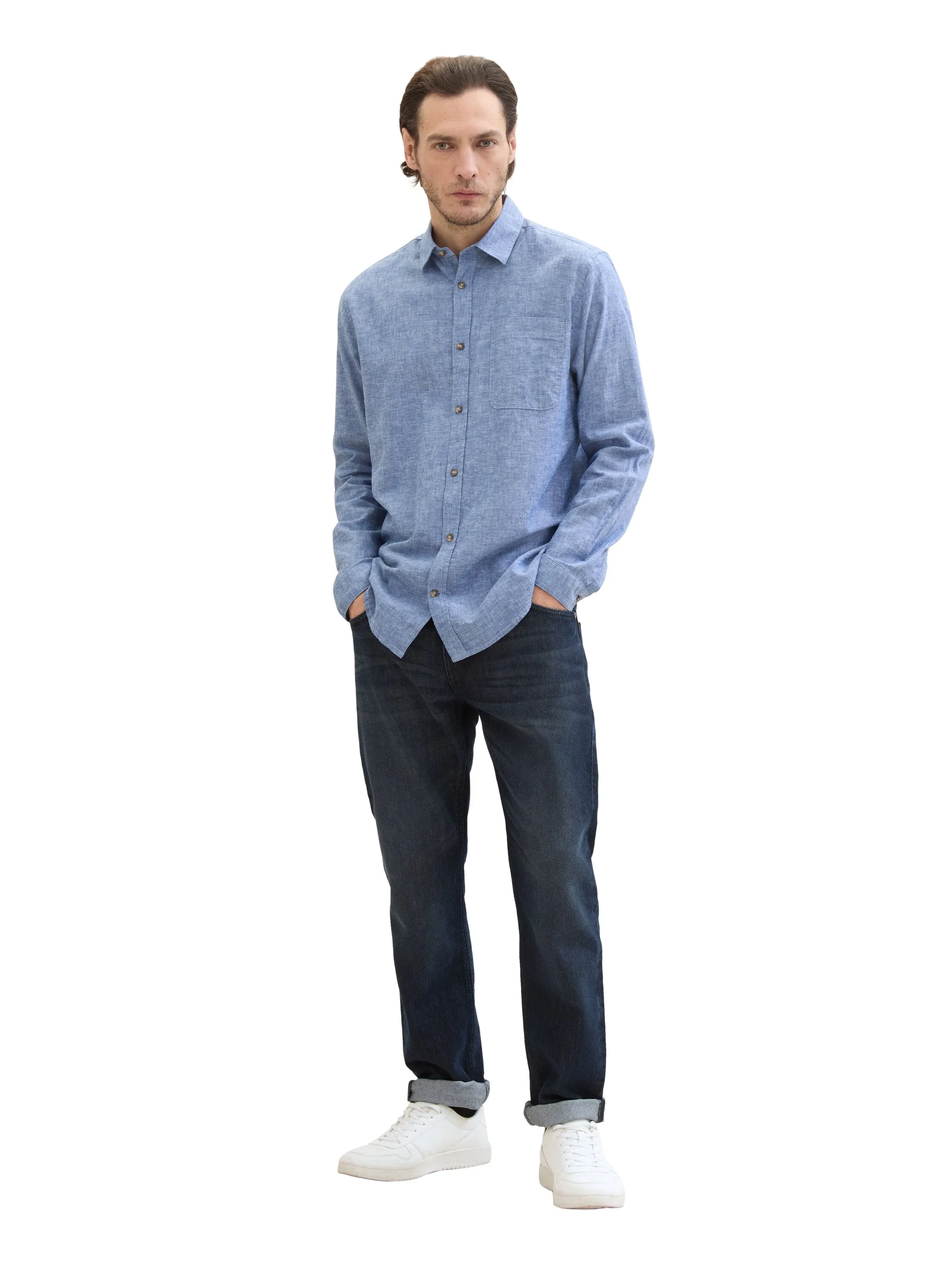 COTTON LINEN SHIRT