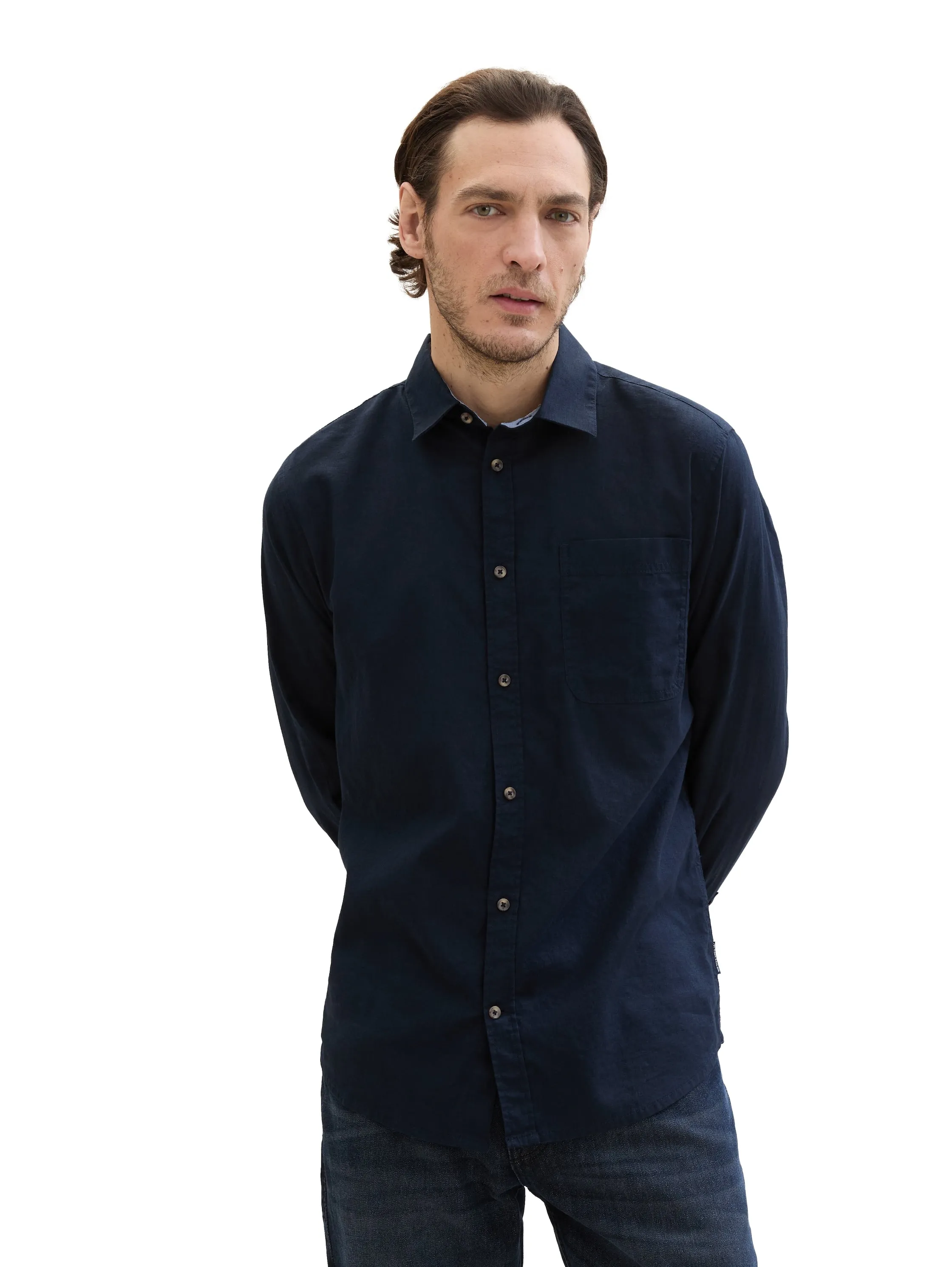 COTTON LINEN SHIRT