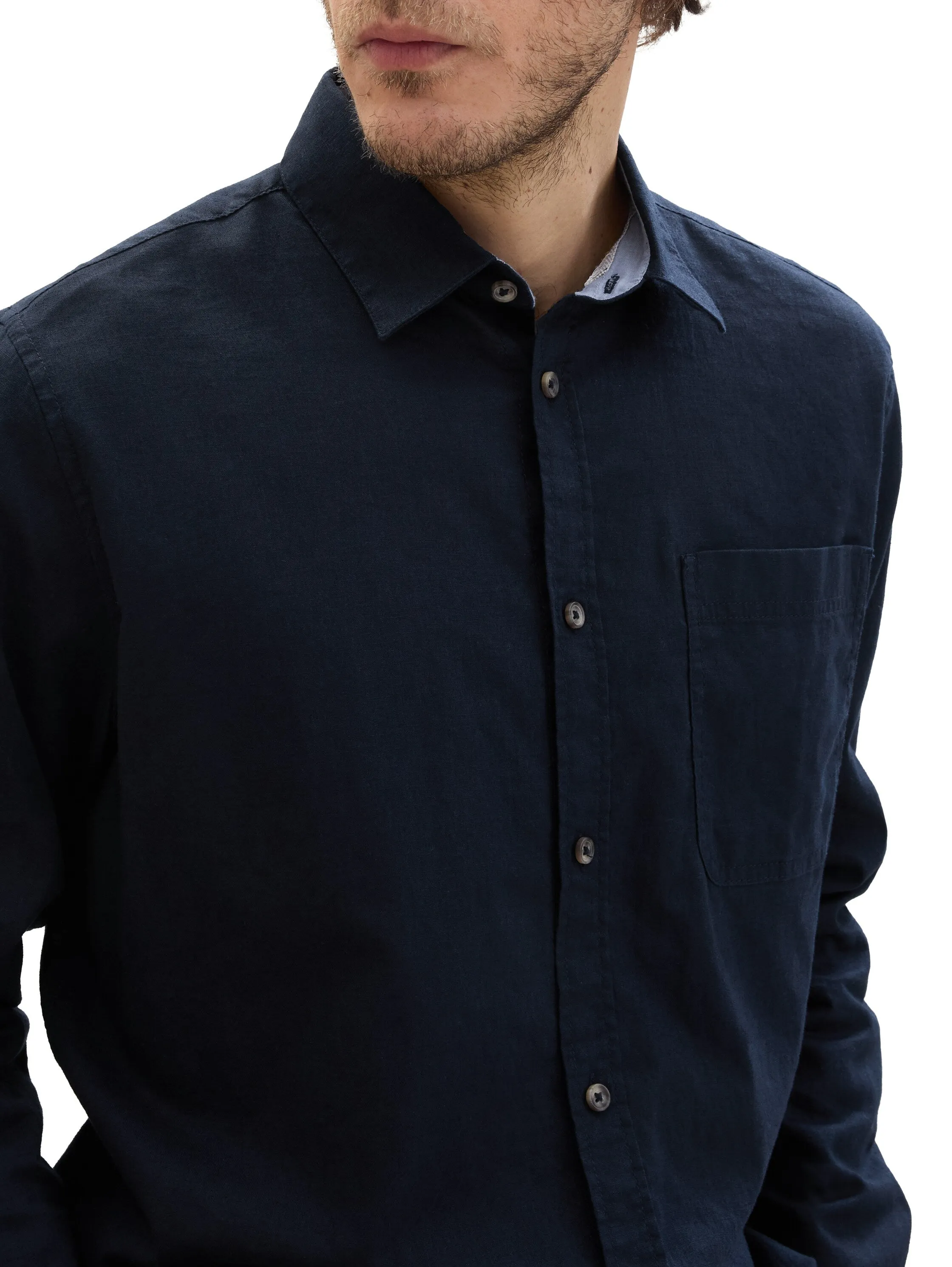 COTTON LINEN SHIRT