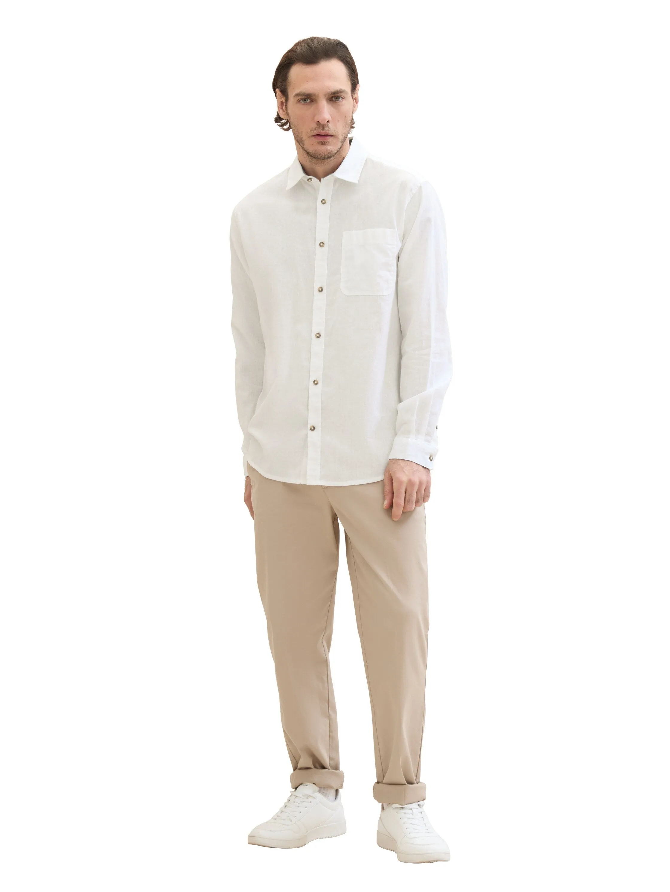 COTTON LINEN SHIRT