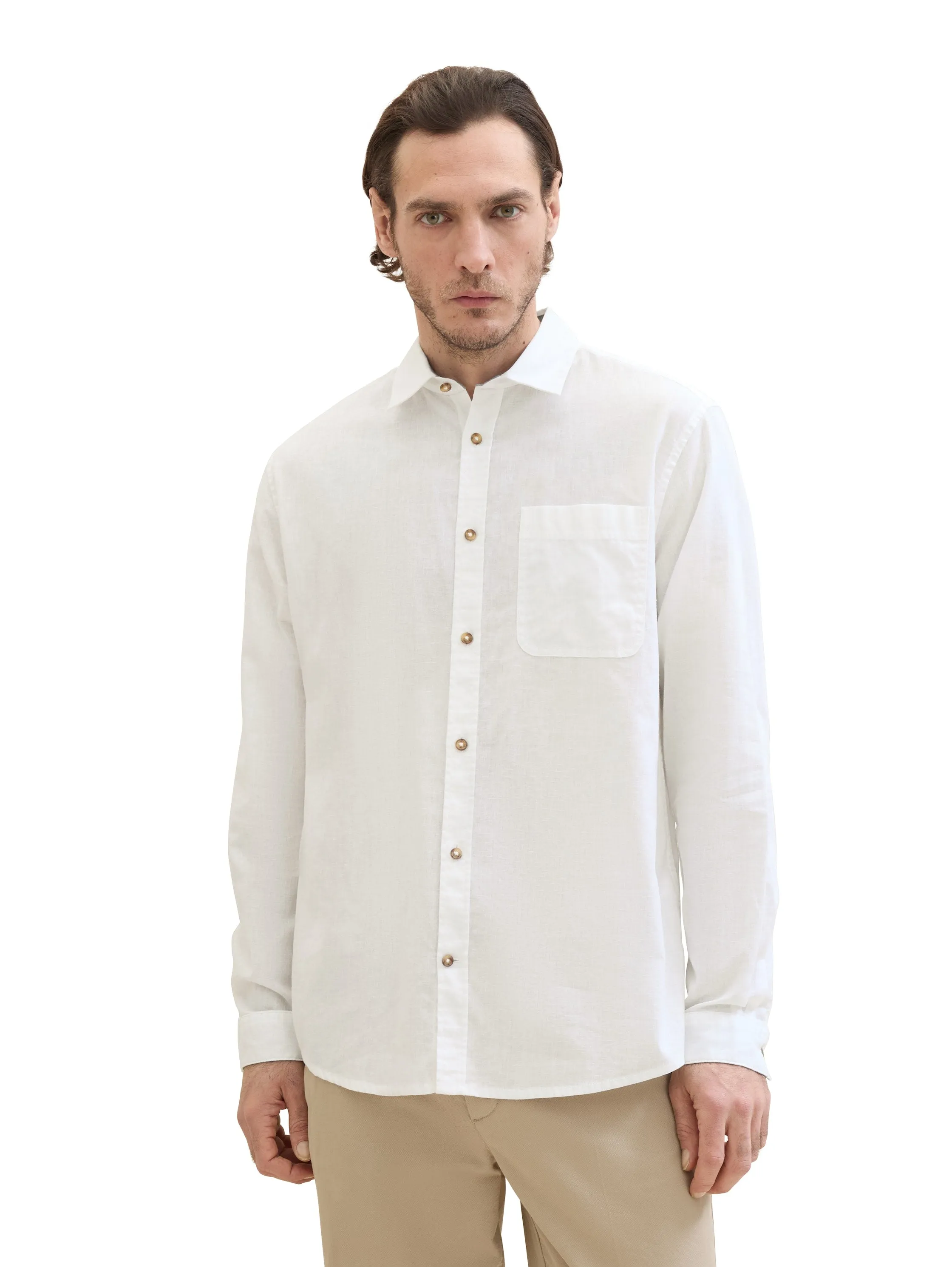 COTTON LINEN SHIRT