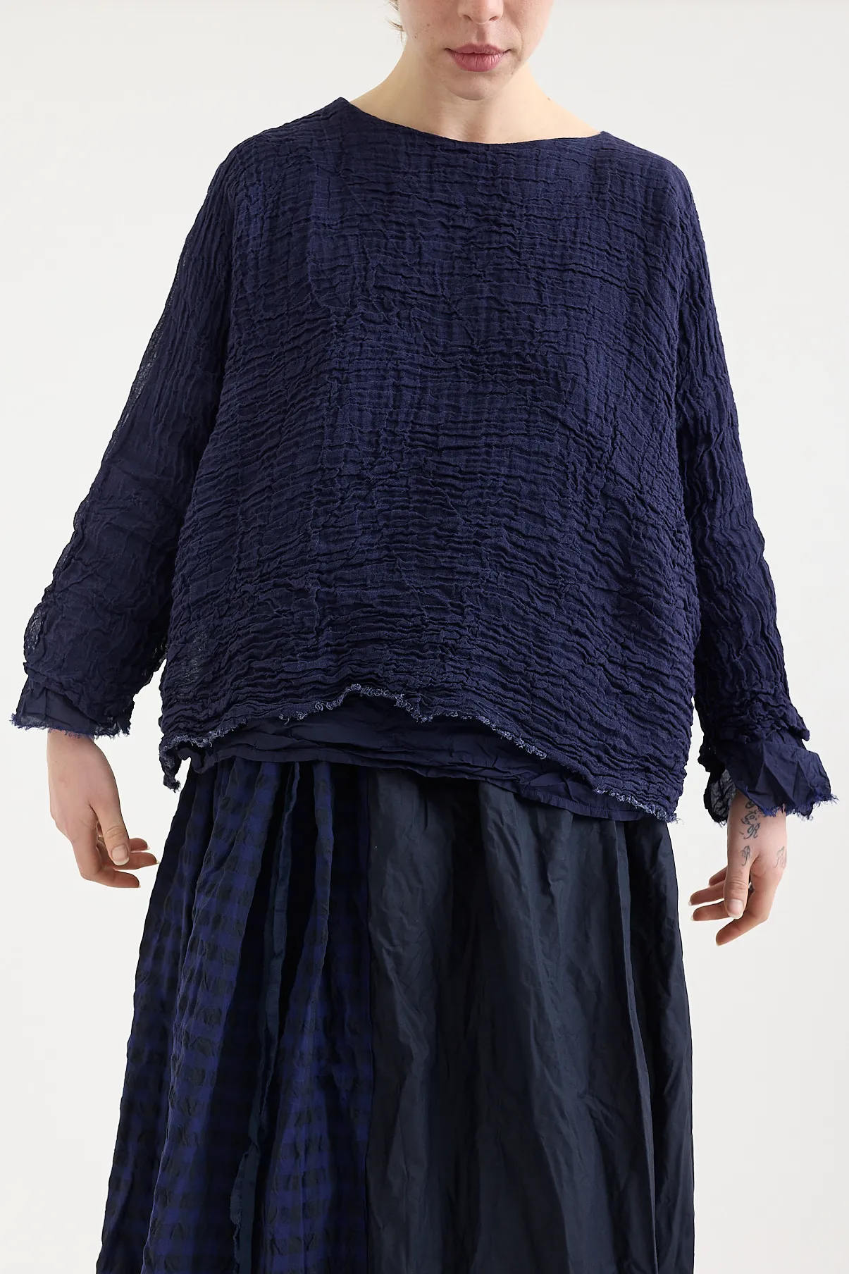 Daniela Gregis - Gelso Lavata Shirt - Yukata Navy Blue