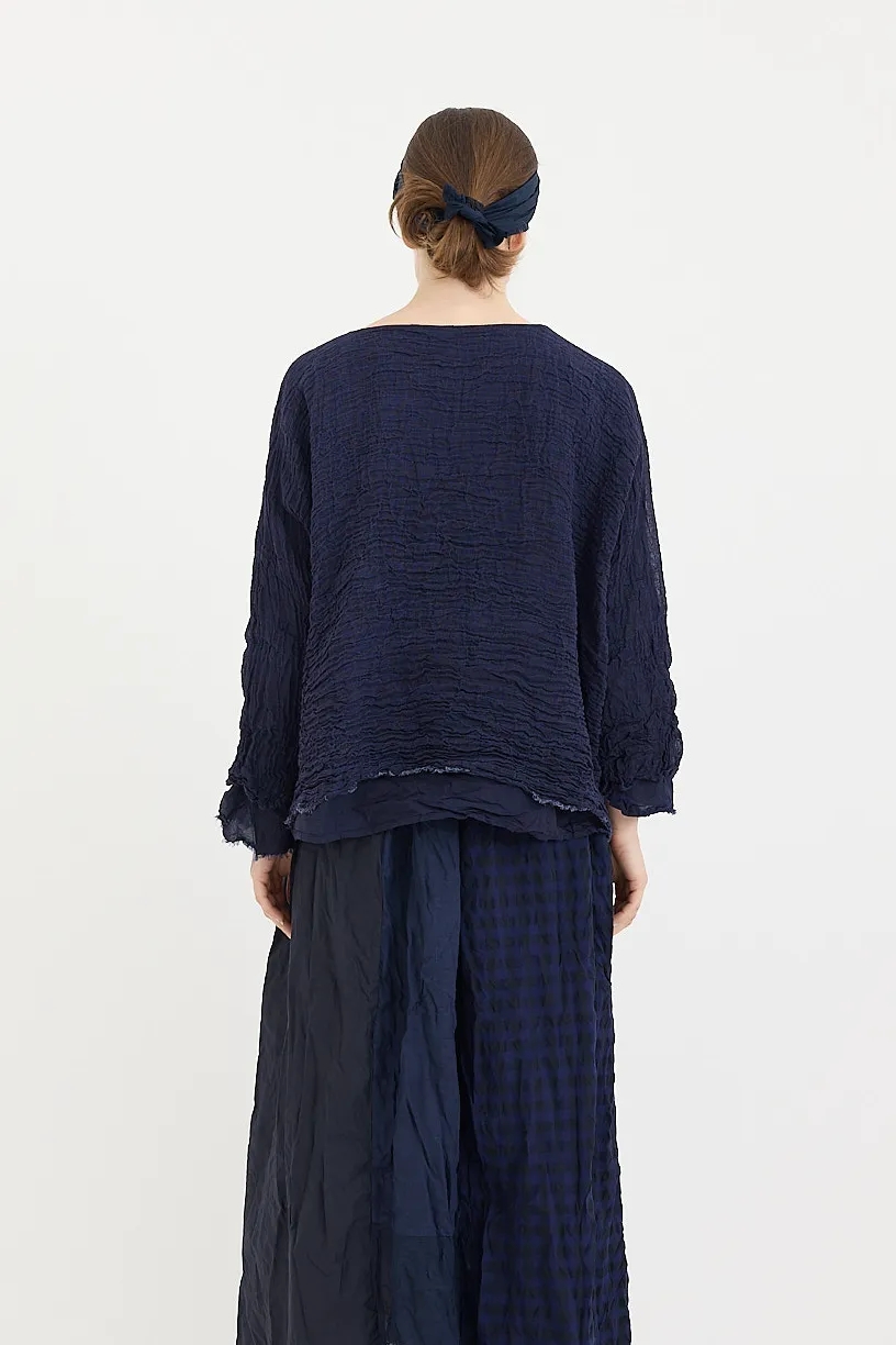 Daniela Gregis - Gelso Lavata Shirt - Yukata Navy Blue