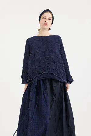 Daniela Gregis - Gelso Lavata Shirt - Yukata Navy Blue
