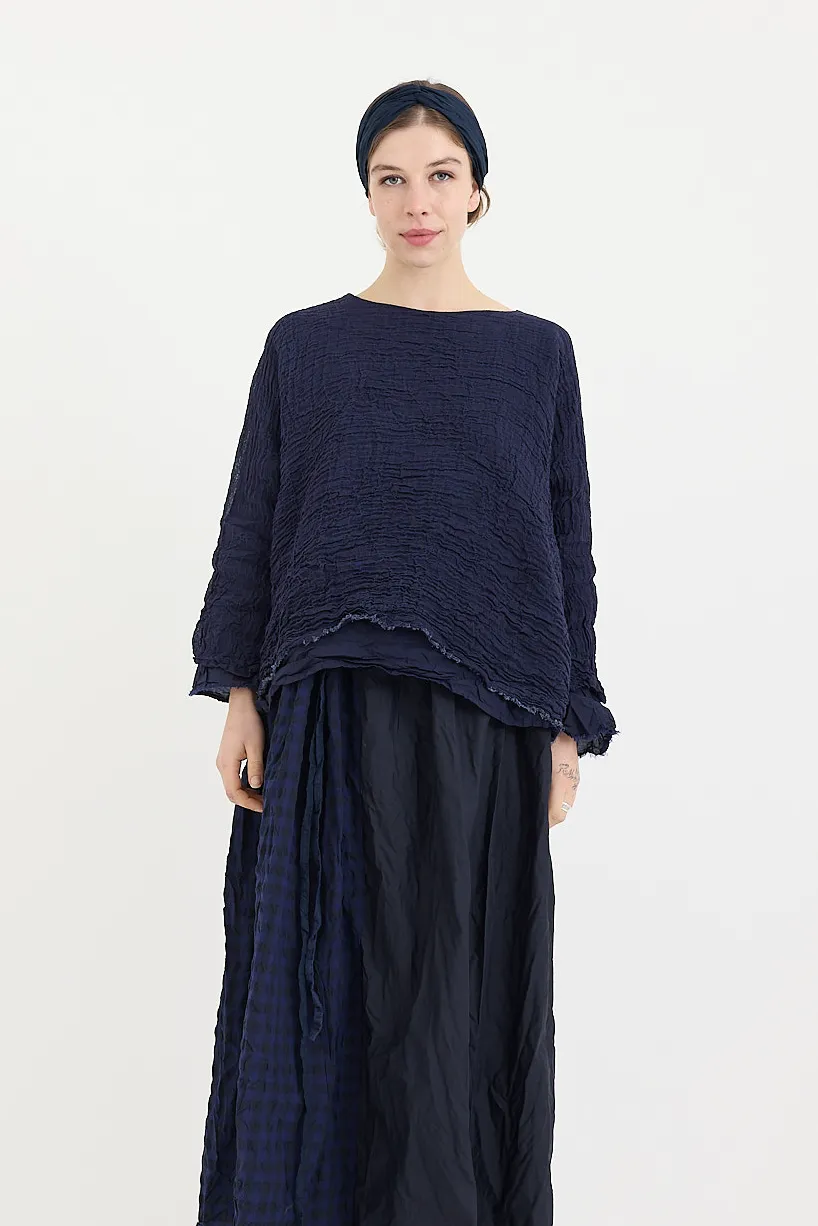 Daniela Gregis - Gelso Lavata Shirt - Yukata Navy Blue