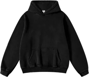 Dnzzs Acid Wash Hoodie Super Soft Sweatshirt for Mens Pullover Oversized Men's Fashion Hoodies & Sweatshirts Vintage Tops