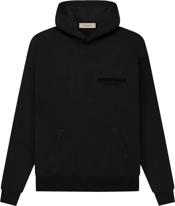 Essentials Fear of God Stretch Limo/Black Hoodie, X-Large