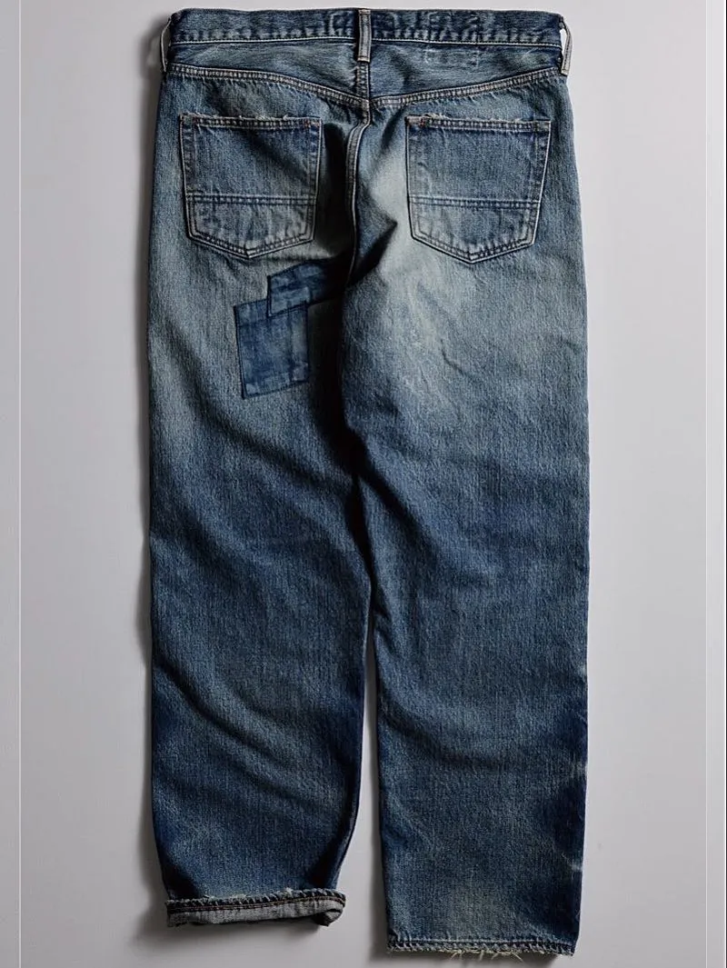 FDMTL Classic Straight Patchwork Denim Selvedge