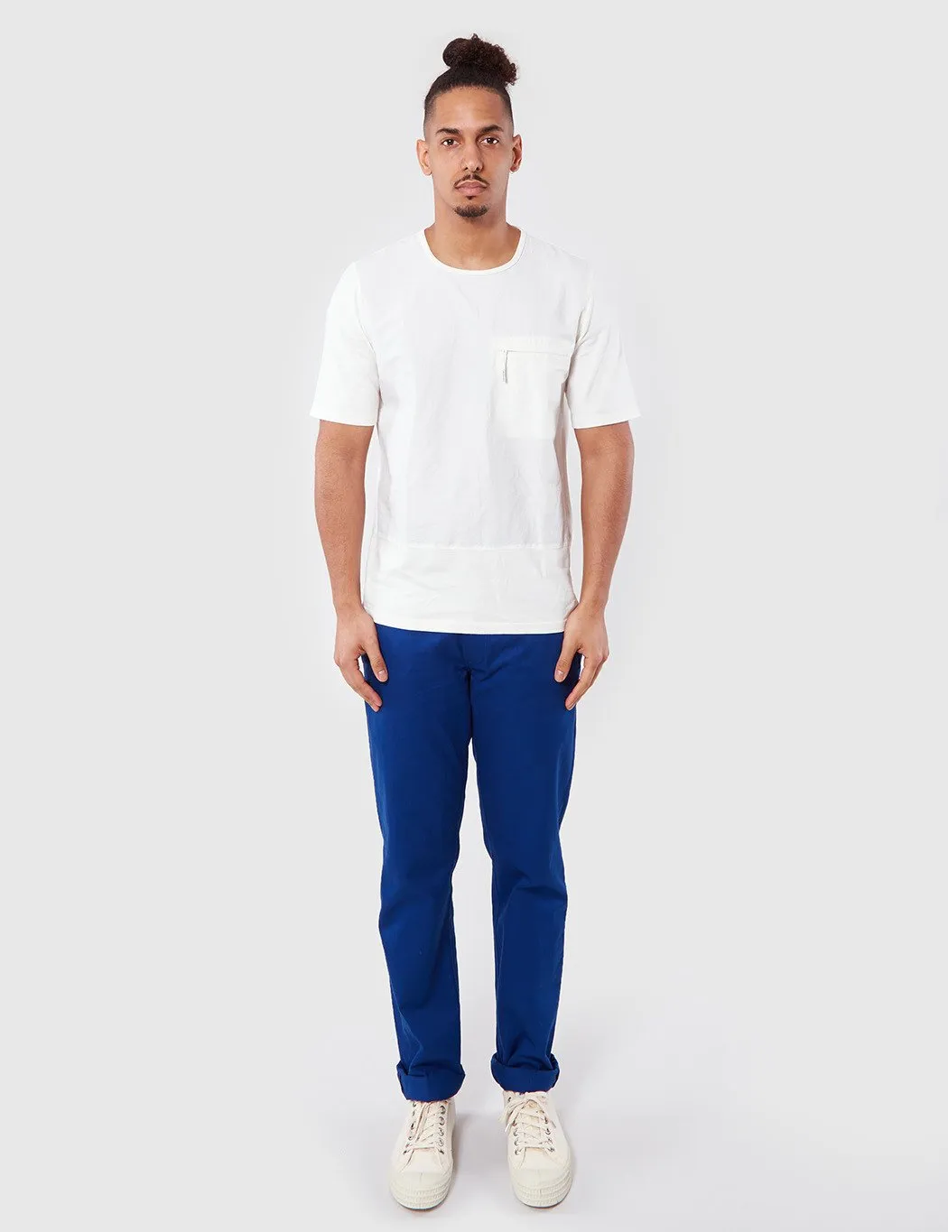 Folk Combination T-Shirt - White
