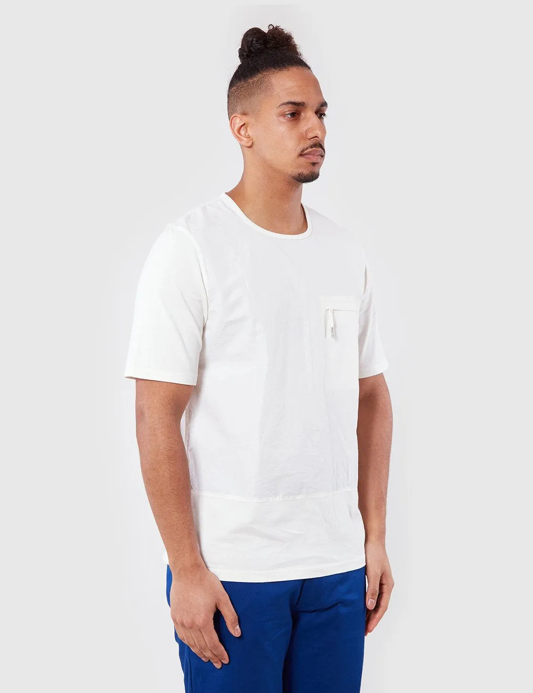 Folk Combination T-Shirt - White