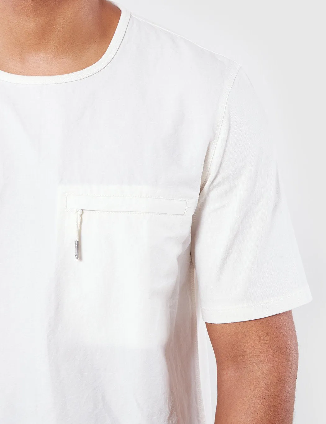 Folk Combination T-Shirt - White