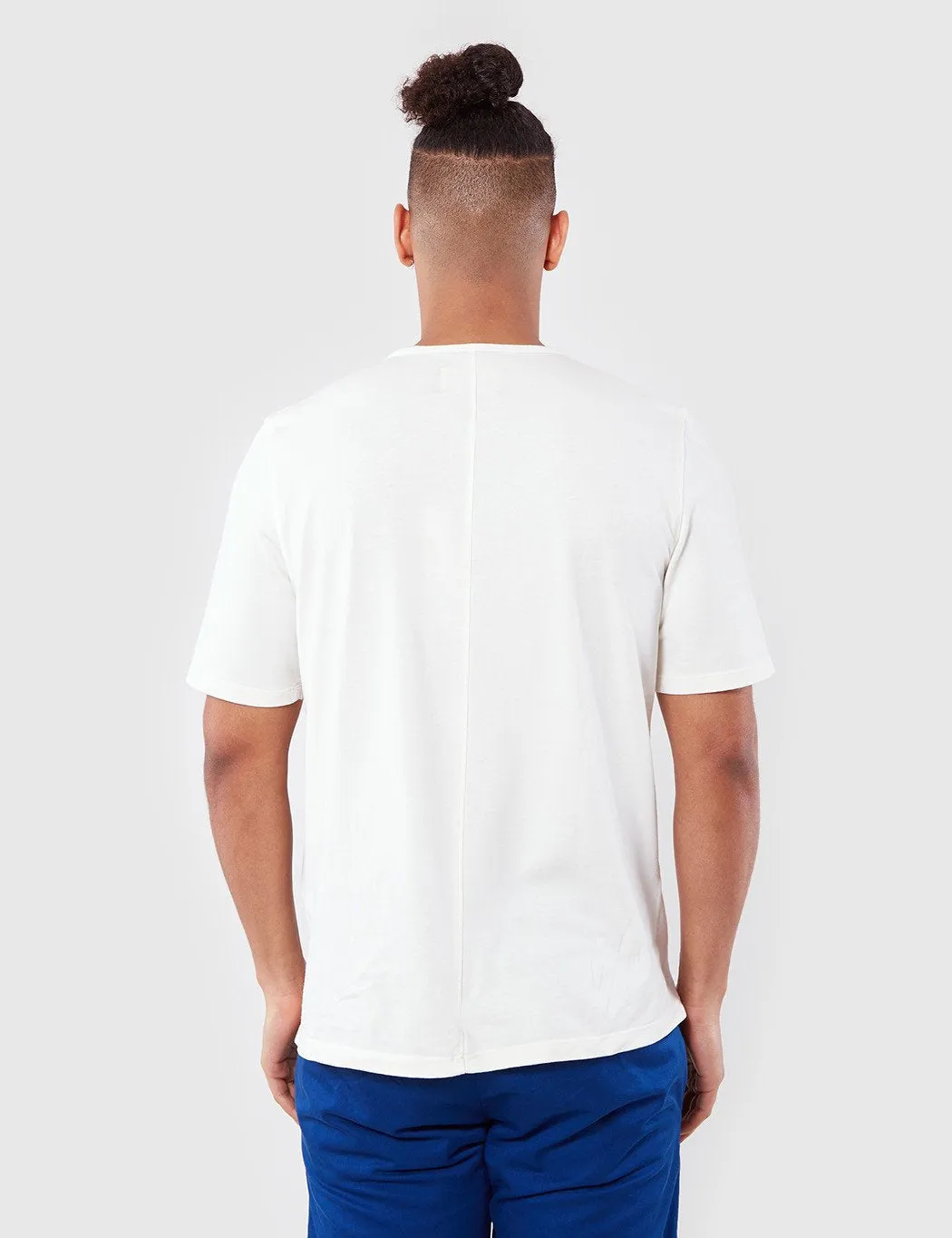 Folk Combination T-Shirt - White