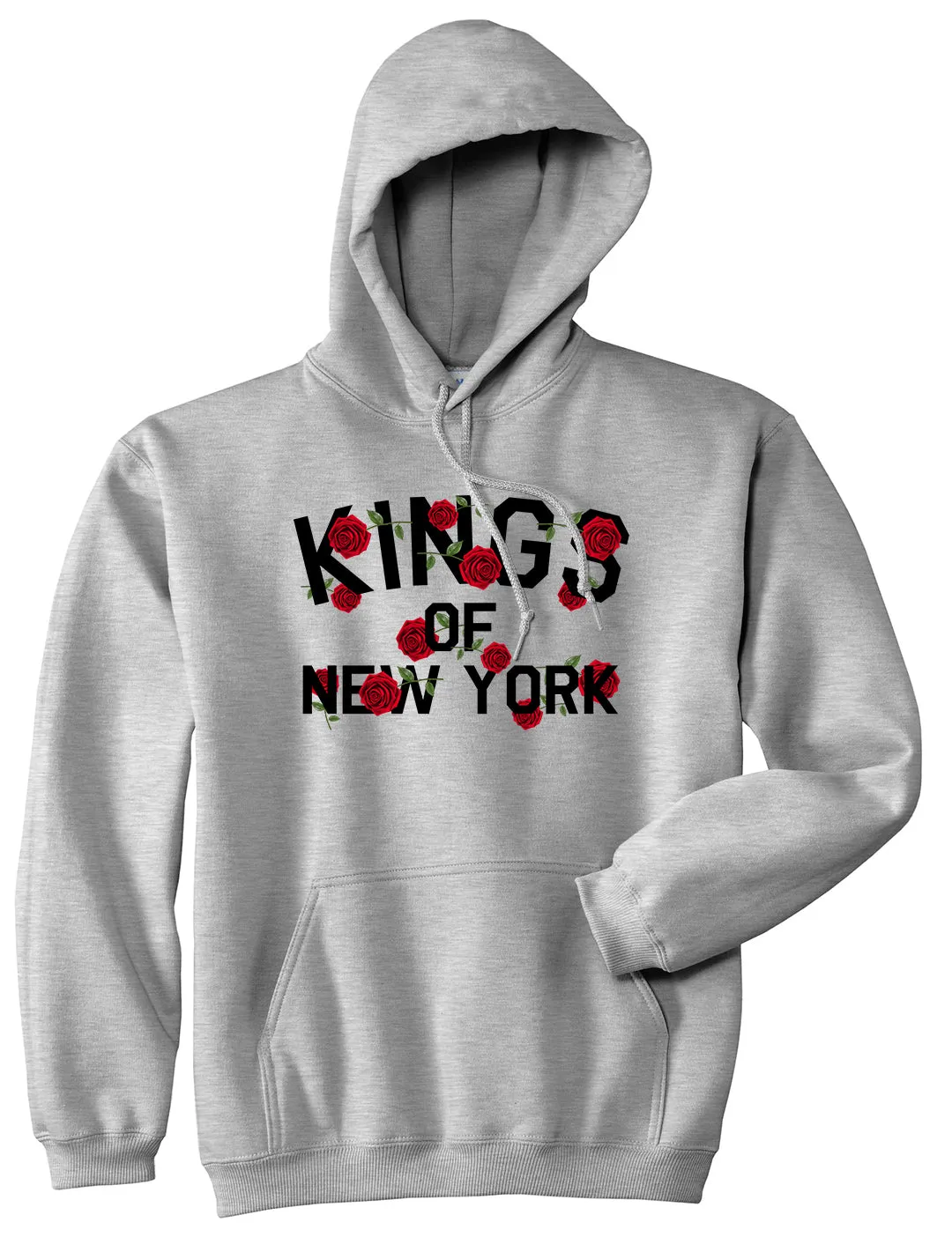 Kings Of New York Rose Garland Pullover Hoodie
