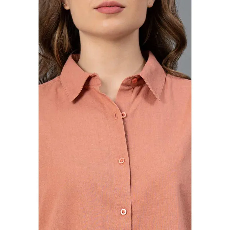 Mode by RedTape Cotton Collar Shirt for Women's | Highly Durable & Absorptive