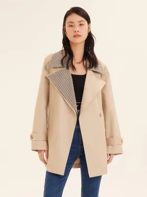 Oversized Short Trench Coat