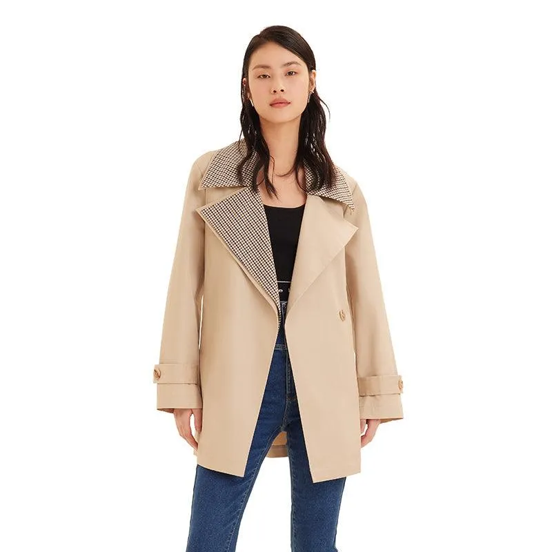 Oversized Short Trench Coat