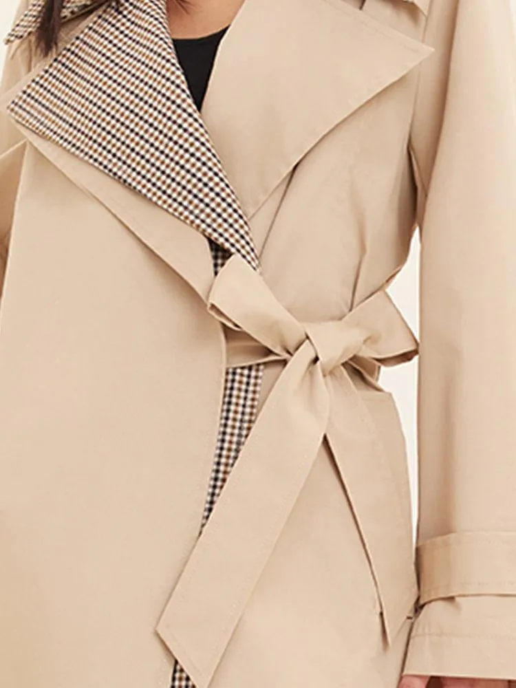 Oversized Short Trench Coat