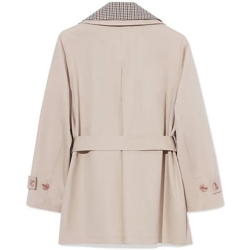 Oversized Short Trench Coat