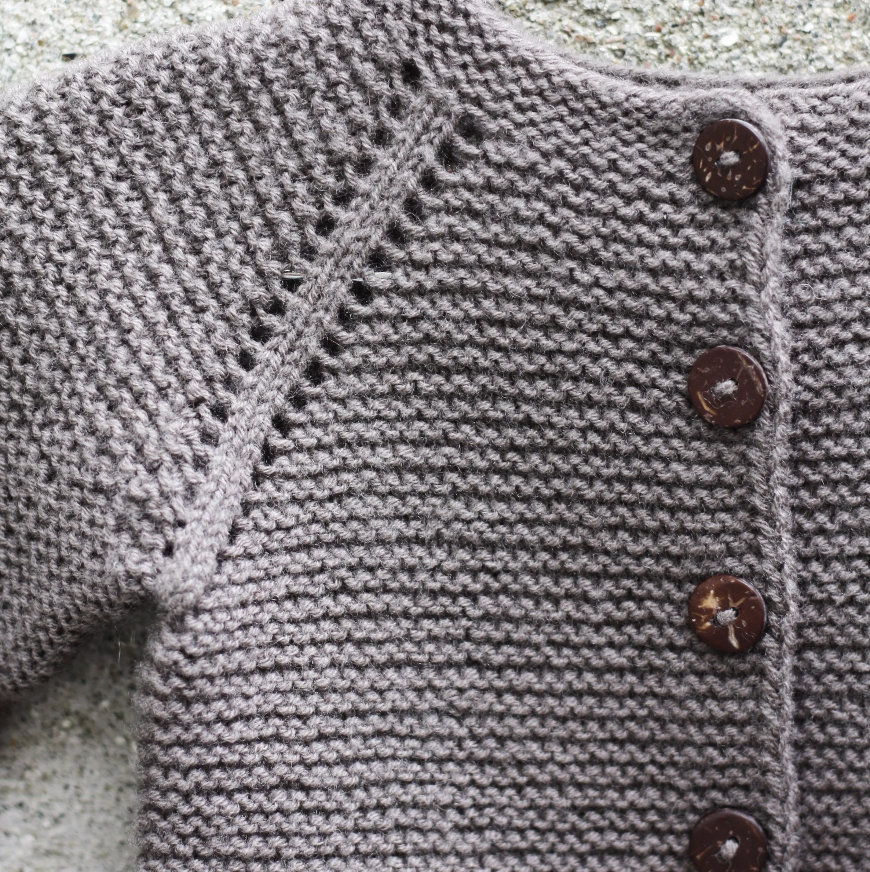 Retrillecardigan - baby - Dansk