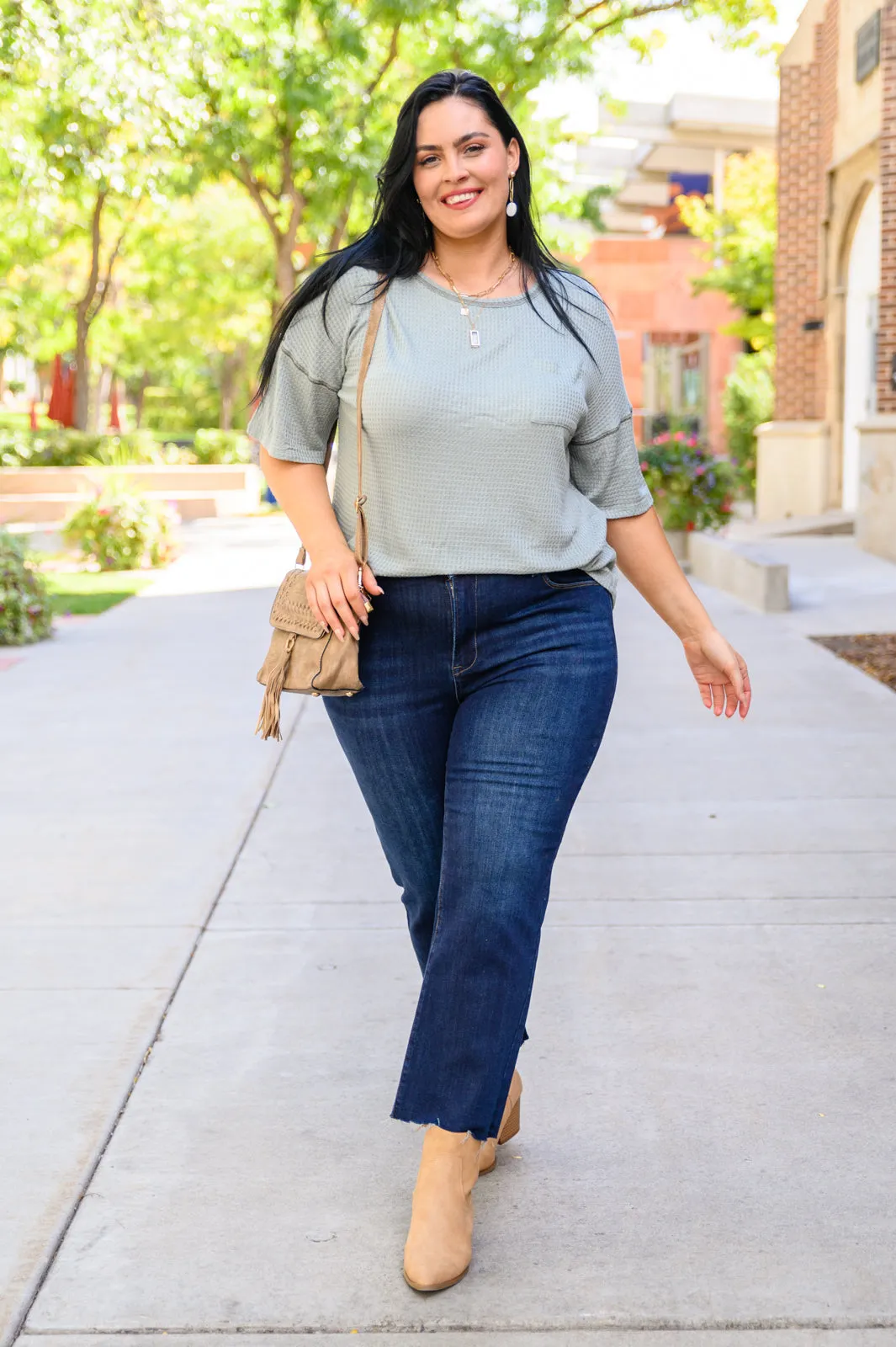 Risen "Sofia" Dark Wash Skinny Jeans