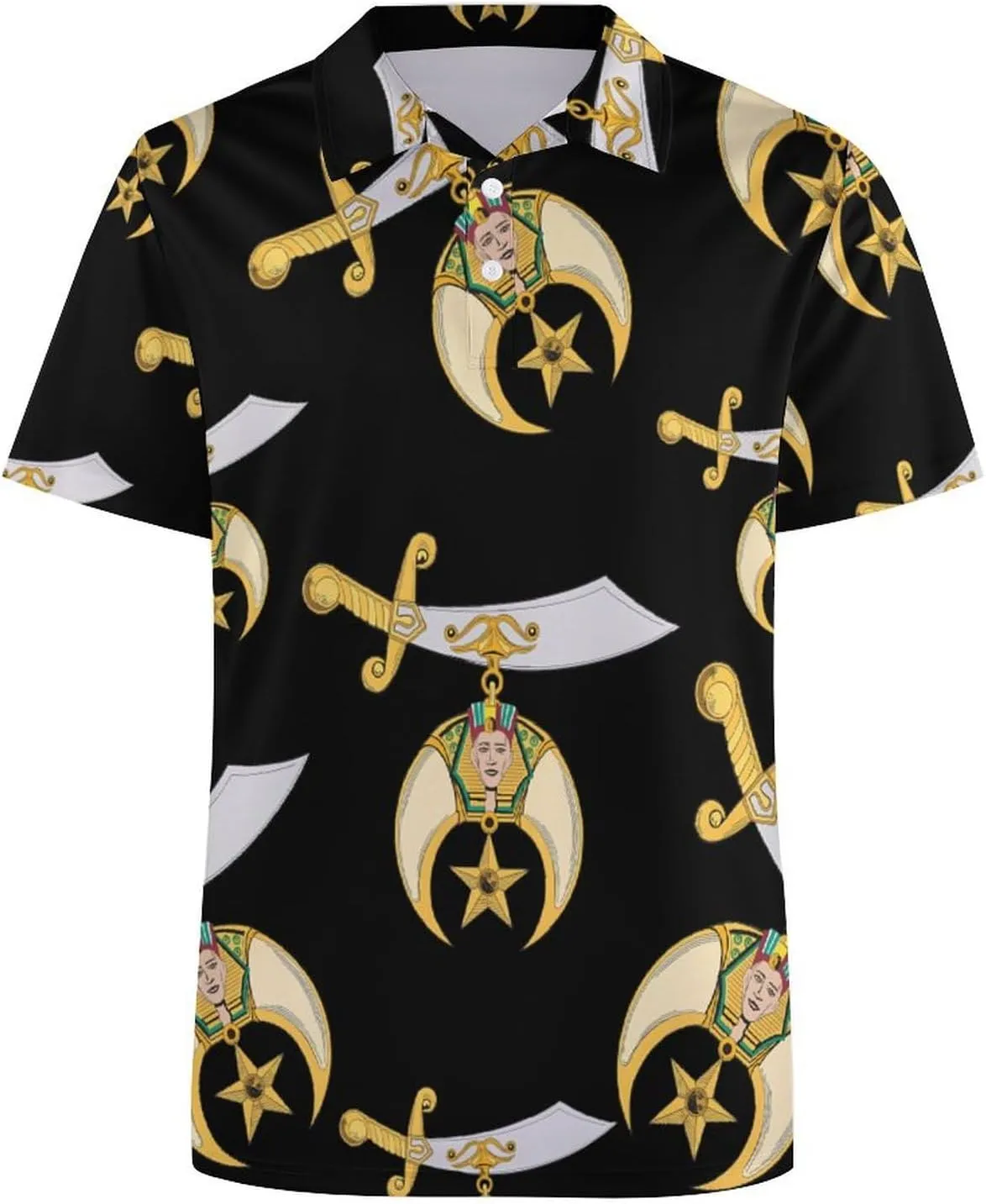 Shriner Logo Women's Polo Shirt Short Sleeve T Shirts Tennis Tee Casual Tops