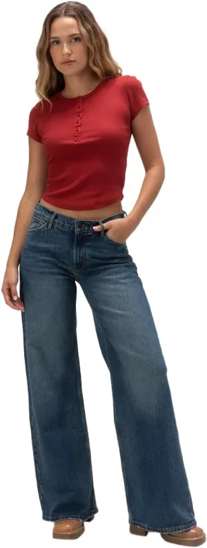 Wrangler Low Rise Womens Baggy Jeans